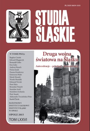 Studia Śląskie tom 76 - okładka