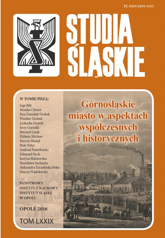 Studia Śląskie tom 79 - okładka