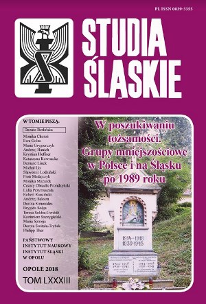 Studia śląskie 83 - okładka